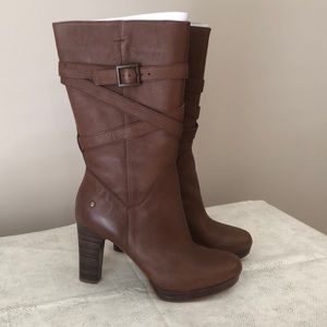 UGG Women’s Jardin mid-calf boots - chestnut color - size 10